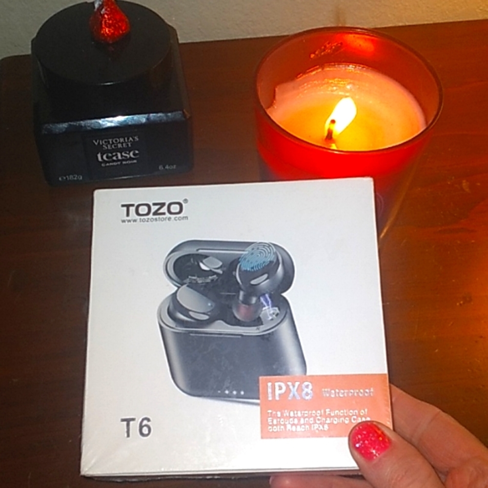 TOZO T6 True Wireless Earbuds Bluetooth Headphones Touch Control with Wireless C